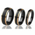 Черное кольцо из карбида вольфрама Lonti RTG-4321-KRD