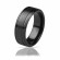 Черное кольцо из карбида вольфрама Lonti RTG-4323
