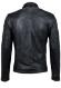 Мужская кожаная куртка в винтажном стиле GIPSY CAVE SF W18 LANOV черная