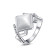  Кольцо ROZI RG-29295A с камнем в форме ромба