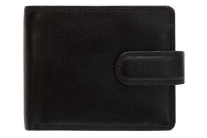 Бумажник мужской кожаный Visconti HT9 Sloan Black черный