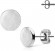 Серьги-гвоздики круглой формы TATIC EA-022-ST и родиевым покрытием
