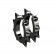 Серьги-кольца с шипами из стали TATIC SSE-026 овальной формы