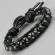 Плетеный браслет Everiot Select LNS-3042 из змеевика с кельтским узлом