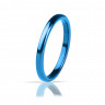 Кольцо из вольфрама Lonti RTG-0004 (R-TG-0143), обручальное, синее шириной от 2 до 8 мм