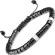 Черный браслет в стиле Шамбала Everiot Select LNS-2012 из керамических бусин