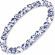 Набор женских браслетов из агата и керамических бусин Everiot Select LNS-7010 на резинке с крестиком
