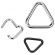 Пирсинг кольцо кликер из титана PiercedFish RHT33 треугольник