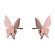 Женские серьги-гвоздики в форме бабочек Everiot AAB-303ESS из стали
