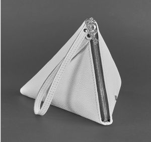 Мини сумка (косметичка) Everiot Bnote «Geometry» Пирамида белая BN-BAG-25-white с плечевым ремешком
