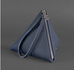 Мини сумка (косметичка) Everiot Bnote «Geometry» Пирамида синяя BN-BAG-25-blue с плечевым ремешком