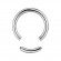 Сегментное кольцо из стали PiercedFish RSG серьга для пирсинга септума, хряща уха, брови, губы, носа, сосков, пупка