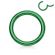 Зеленое кольцо кликер из стали PiercedFish PC3-G серьга для пирсинга септума, трагуса и хеликса, брови, губ, сосков, пупка (от 6 мм до 12 мм)